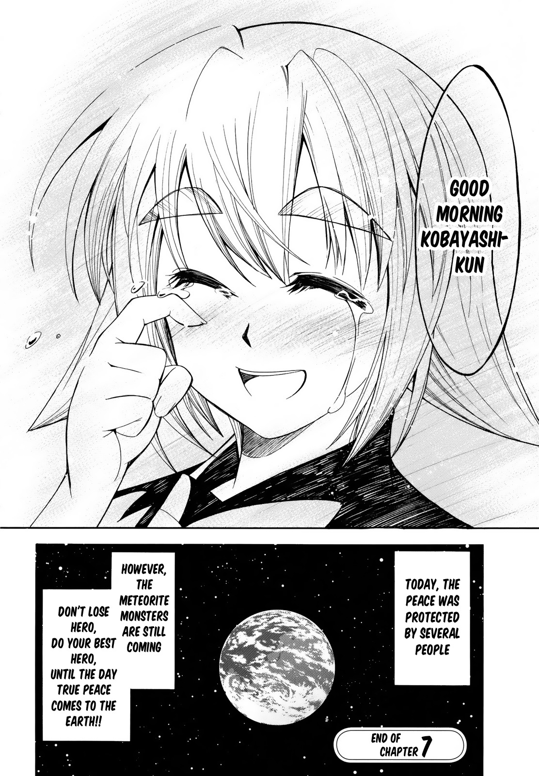 Meteor-san Strike desu! Chapter 7 page 44 - Chapter 7: Those who protect the peace