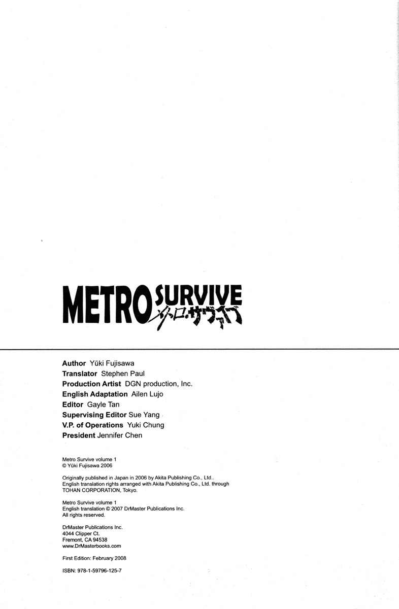 Metro Survive Chapter 0 page 3 - Chapter 0: Metro Survive