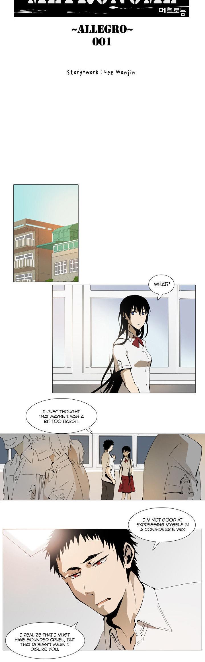 Metronome (LEE Won-Jin) Chapter 21 page 4 - Chapter 21 : ~Allegro~ 001