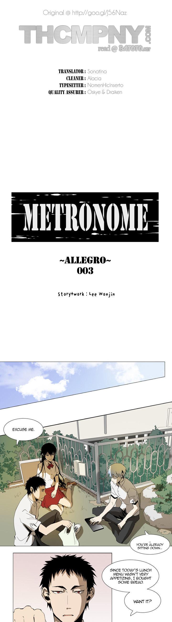 Metronome (LEE Won-Jin) Chapter 23 page 1 - Chapter 23 : ~Allegro~ 003