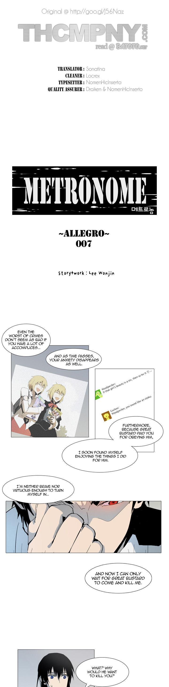 Metronome (LEE Won-Jin) Chapter 27 page 1 - Chapter 27 : ~Allegro~ 007