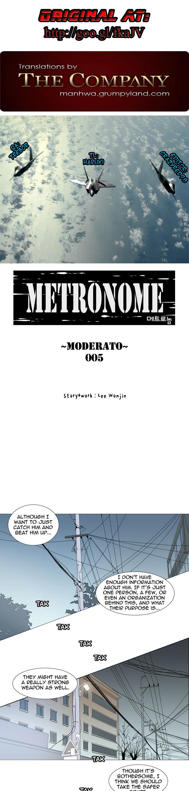 Metronome (LEE Won-Jin) Chapter 5 page 1 - Chapter 5 : ~Moderato~ 05