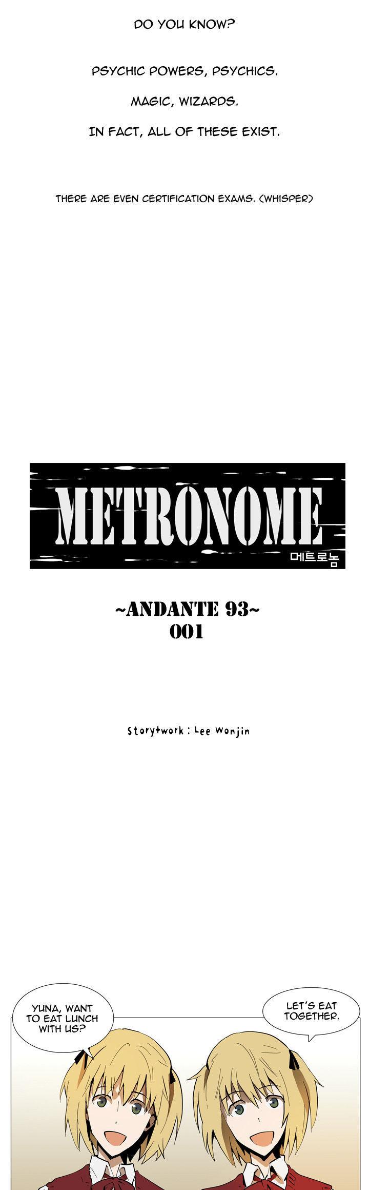 Metronome (LEE Won-Jin) Chapter 8 page 3 - Chapter 8 : ~Andante 93~ 01