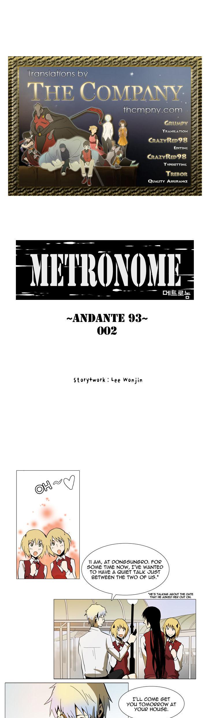 Metronome (LEE Won-Jin) Chapter 9 page 1 - Chapter 9 : ~Andante 93~ 02