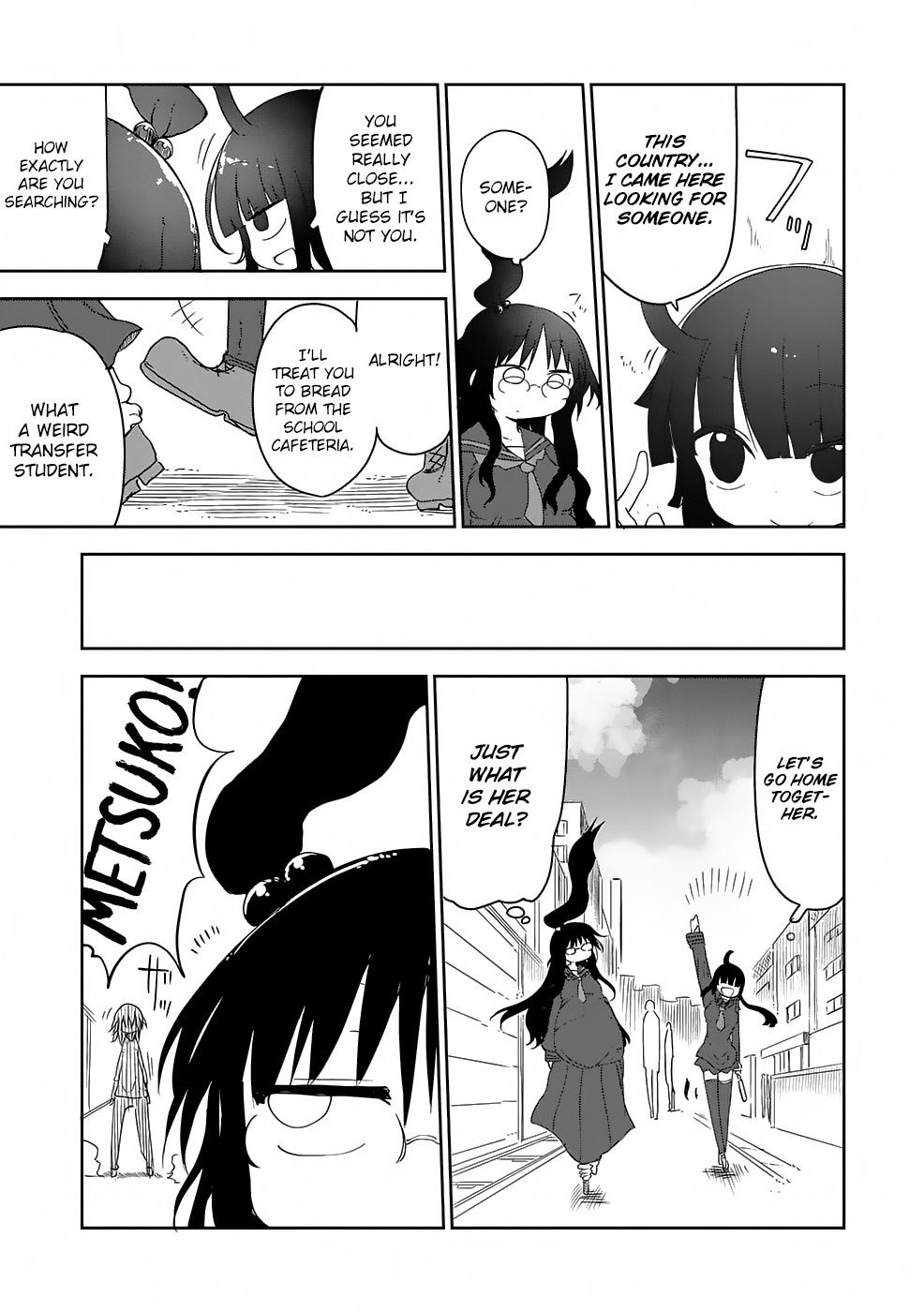 Metsuko ni Yoroshiku Chapter 15 page 8 - Chapter 15: Arrival! A Blazing transfer student!!
