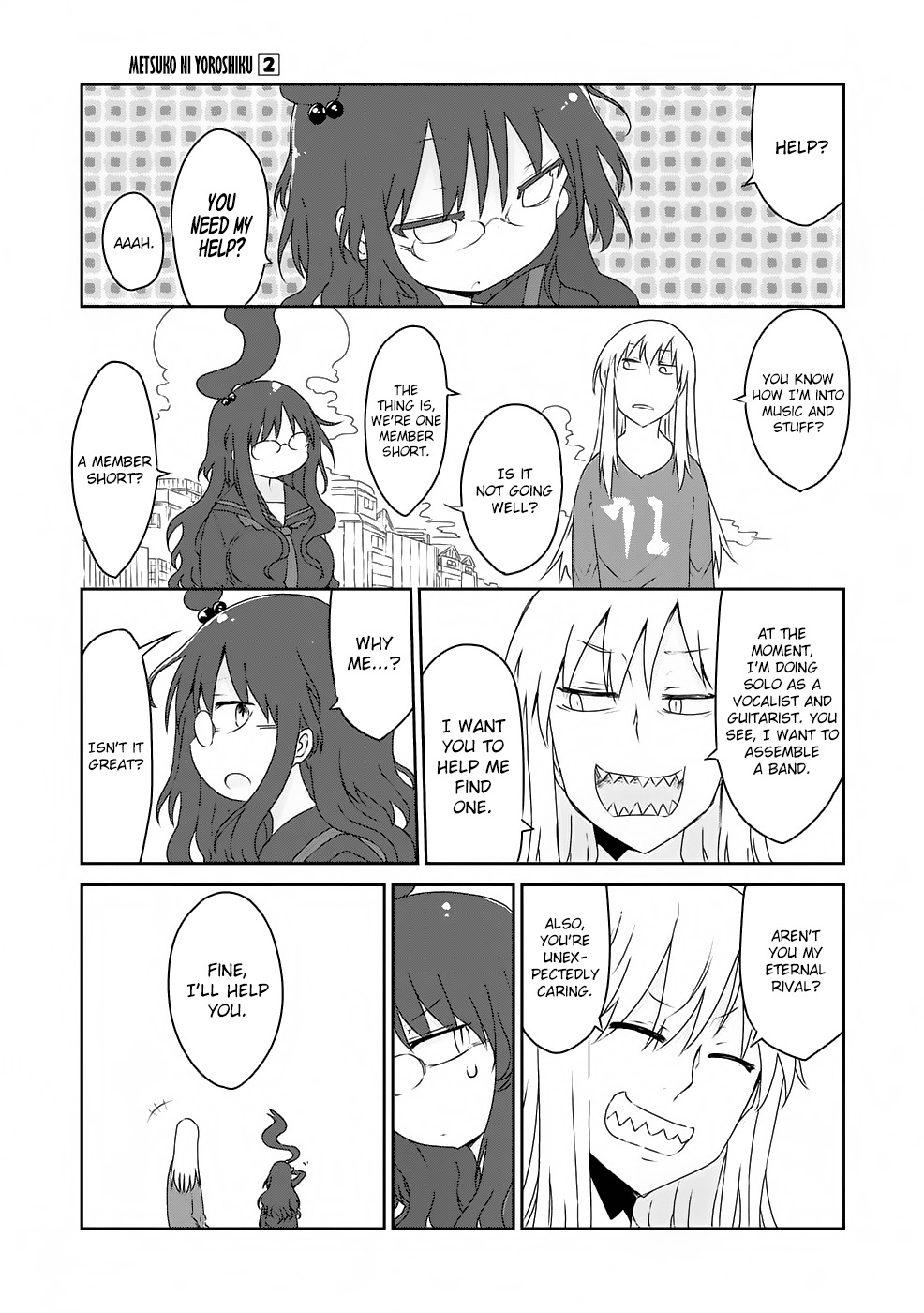 Metsuko ni Yoroshiku Chapter 17 page 4 - Chapter 17: Calling together! Assemble all friends!!