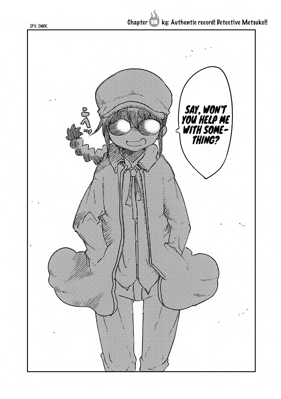 Metsuko ni Yoroshiku Chapter 18 page 1 - Chapter 18: Authentic record! Detective Metsuko!!