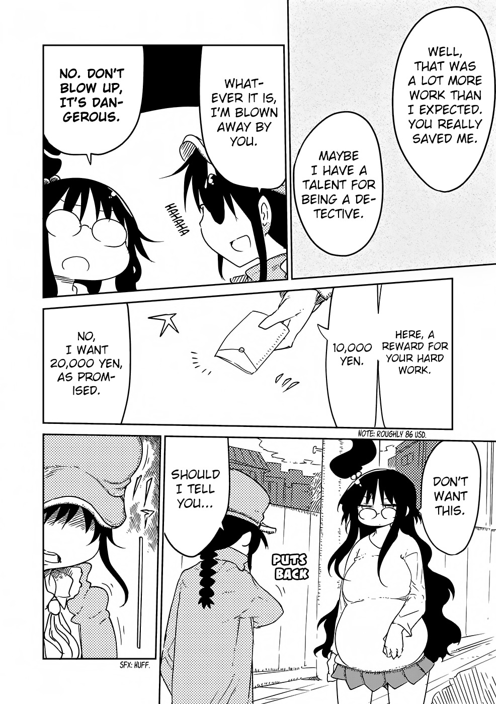 Metsuko ni Yoroshiku Chapter 18 page 10 - Chapter 18: Authentic record! Detective Metsuko!!