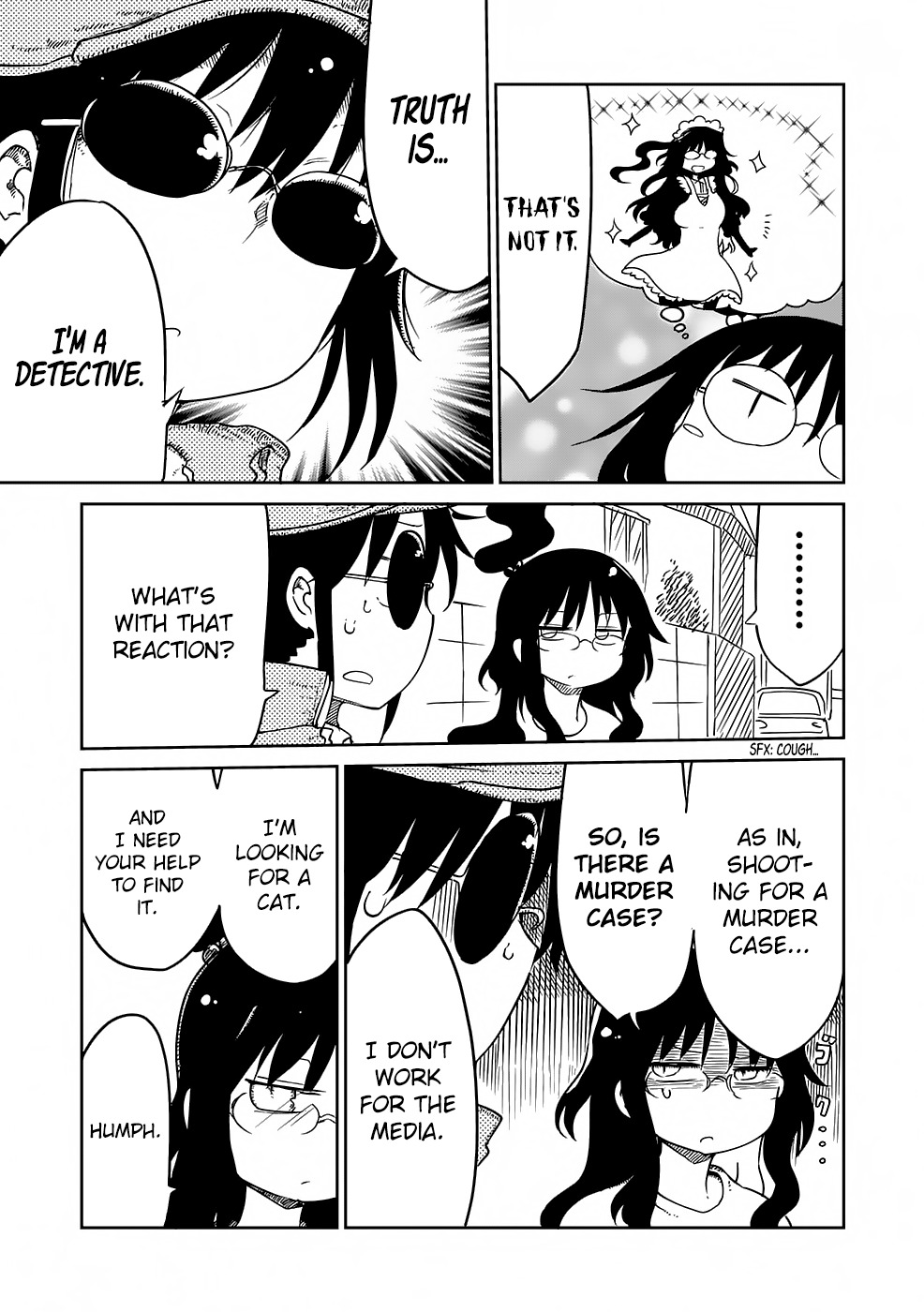 Metsuko ni Yoroshiku Chapter 18 page 3 - Chapter 18: Authentic record! Detective Metsuko!!