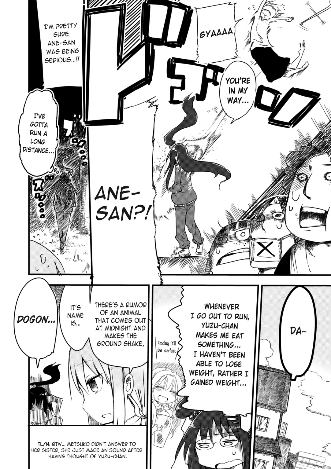 Metsuko ni Yoroshiku Chapter 4 page 12 - Chapter 4: Panic! Dealing with the Gravity!