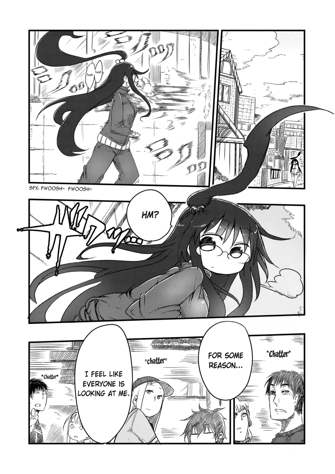 Metsuko ni Yoroshiku Chapter 4 page 6 - Chapter 4: Panic! Dealing with the Gravity!