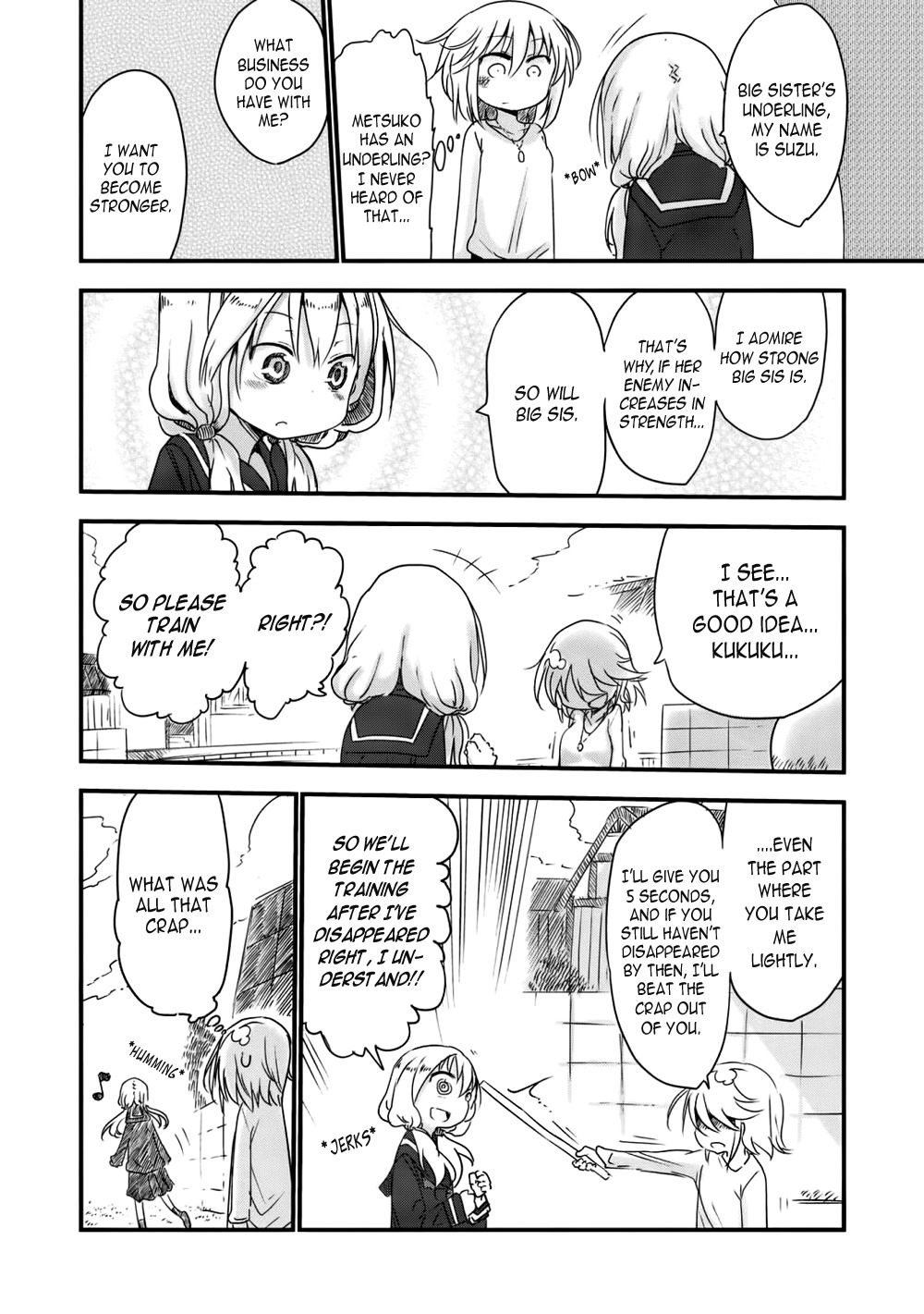 Metsuko ni Yoroshiku Chapter 7 page 4 - Chapter 7: Surprise Attack! Two people join forces