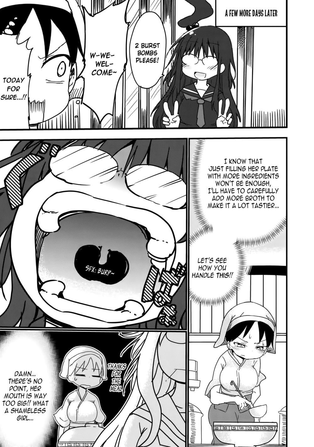 Metsuko ni Yoroshiku Chapter 9 page 5 - Chapter 9: Food war! A trembling Lion's heart!