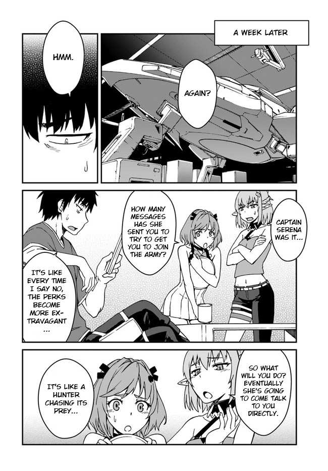 Mezametara saikyou soubi to uchuusen-mochi datta no de, ikkodate mezashite youhei toshite jiyuu ni ikitai Chapter 10.1 page 14 - Chapter 10.1: (Part two)