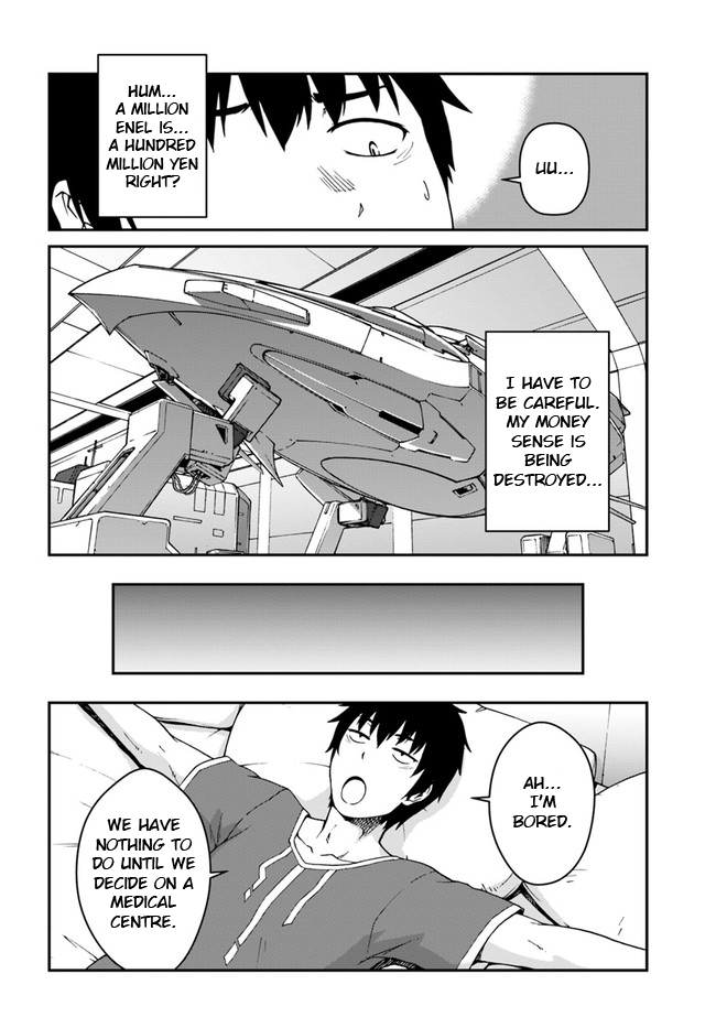 Mezametara saikyou soubi to uchuusen-mochi datta no de, ikkodate mezashite youhei toshite jiyuu ni ikitai Chapter 11.1 page 12 - Chapter 11.1: (Part two)