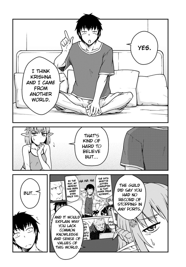 Mezametara saikyou soubi to uchuusen-mochi datta no de, ikkodate mezashite youhei toshite jiyuu ni ikitai Chapter 12 page 4 - Chapter 12: (Part one)