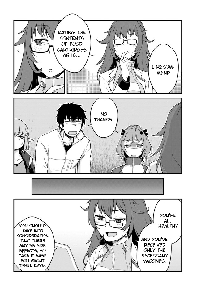 Mezametara saikyou soubi to uchuusen-mochi datta no de, ikkodate mezashite youhei toshite jiyuu ni ikitai Chapter 13.1 page 5 - Chapter 13.1: (Part two)