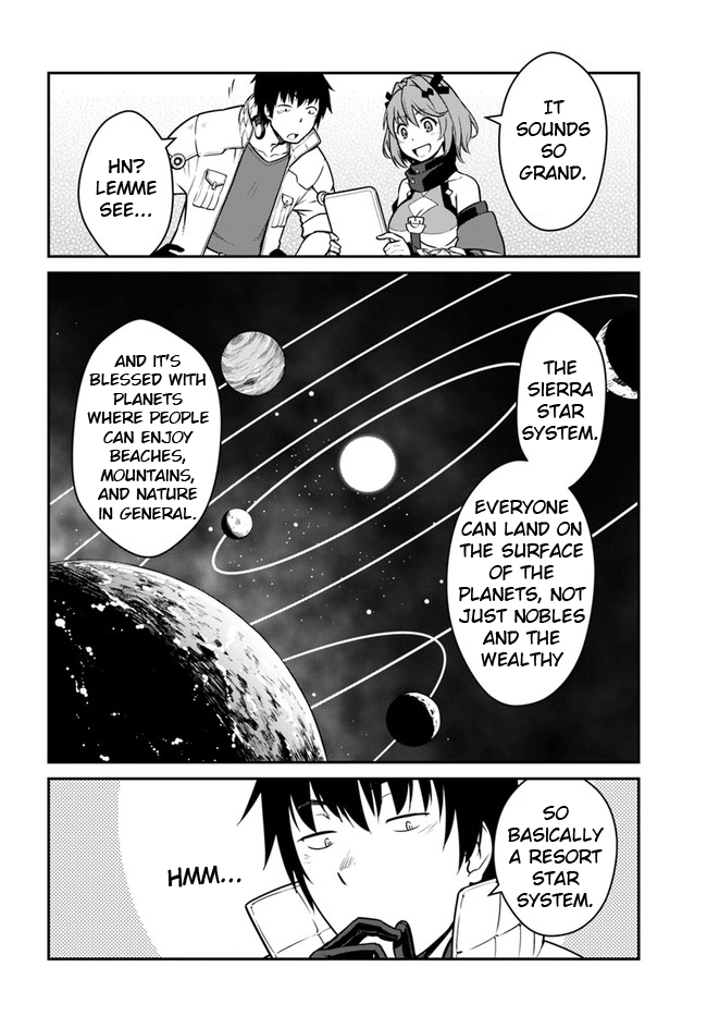 Mezametara saikyou soubi to uchuusen-mochi datta no de, ikkodate mezashite youhei toshite jiyuu ni ikitai Chapter 22.1 page 4 - Chapter 22.1: (Part one)