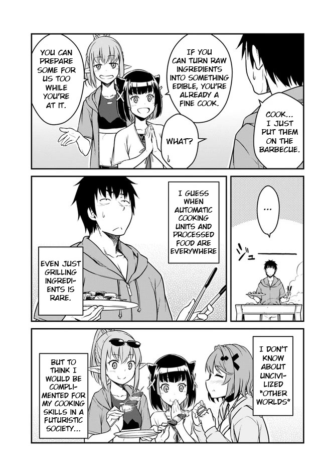 Mezametara saikyou soubi to uchuusen-mochi datta no de, ikkodate mezashite youhei toshite jiyuu ni ikitai Chapter 28.2 page 4 - Chapter 28.2: (Part two)