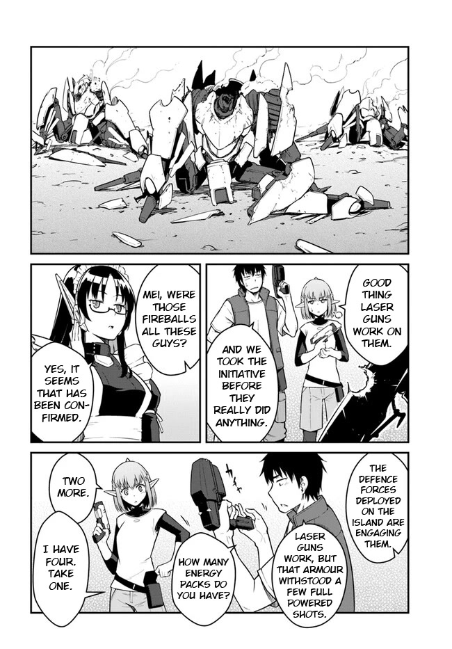 Mezametara saikyou soubi to uchuusen-mochi datta no de, ikkodate mezashite youhei toshite jiyuu ni ikitai Chapter 30.1 page 4 - Chapter 30.1: (Part one)