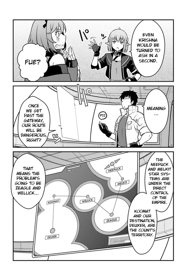 Mezametara saikyou soubi to uchuusen-mochi datta no de, ikkodate mezashite youhei toshite jiyuu ni ikitai Chapter 36.1 page 10 - Chapter 36.1