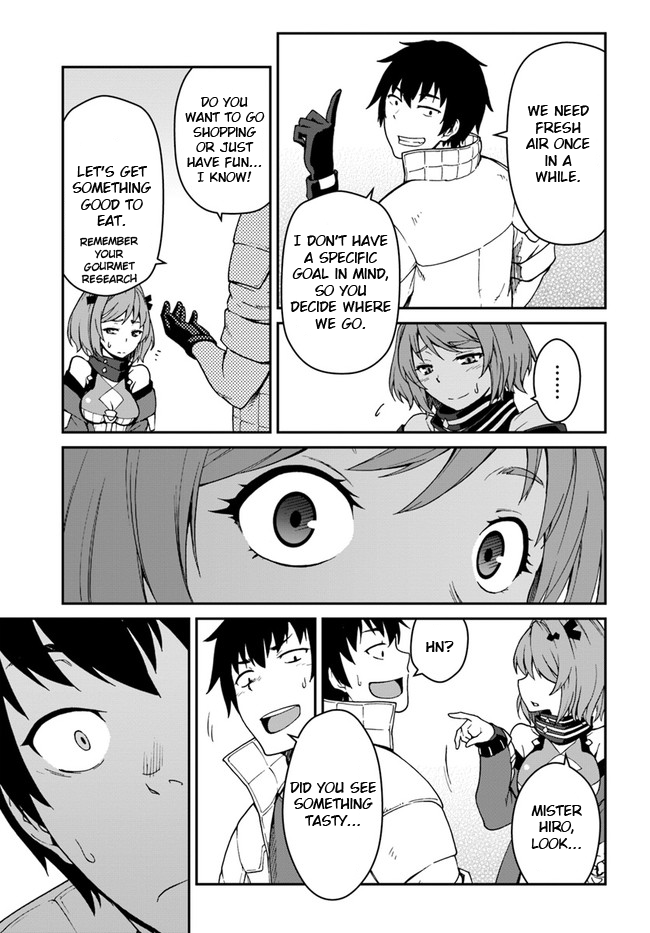 Mezametara saikyou soubi to uchuusen-mochi datta no de, ikkodate mezashite youhei toshite jiyuu ni ikitai Chapter 7.1 page 17 - Chapter 7.1: (part two)