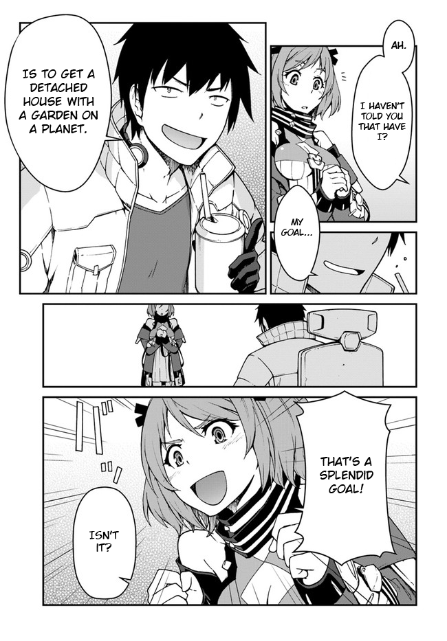 Mezametara saikyou soubi to uchuusen-mochi datta no de, ikkodate mezashite youhei toshite jiyuu ni ikitai Chapter 7 page 11 - Chapter 7: (part one)