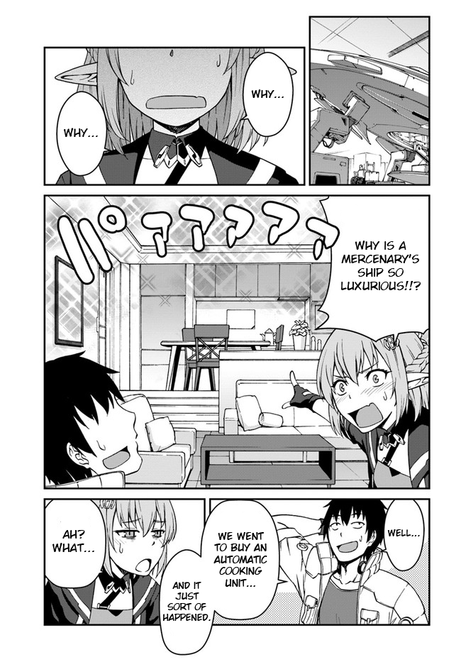 Mezametara saikyou soubi to uchuusen-mochi datta no de, ikkodate mezashite youhei toshite jiyuu ni ikitai Chapter 8.1 page 1 - Chapter 8.1: (part two)