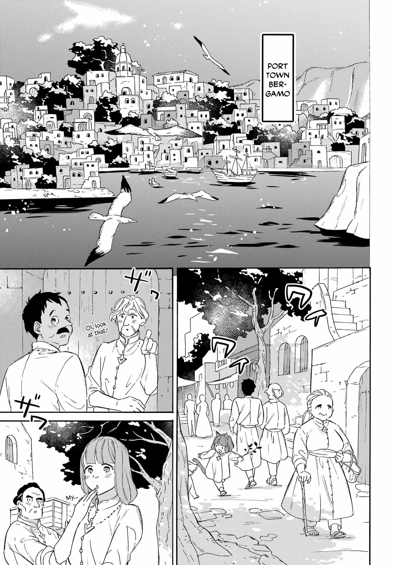 Mezase Gouka Kyakusen!! Chapter 22 page 5 - Chapter 22: Bergamo’s Port Town and First Negotiation