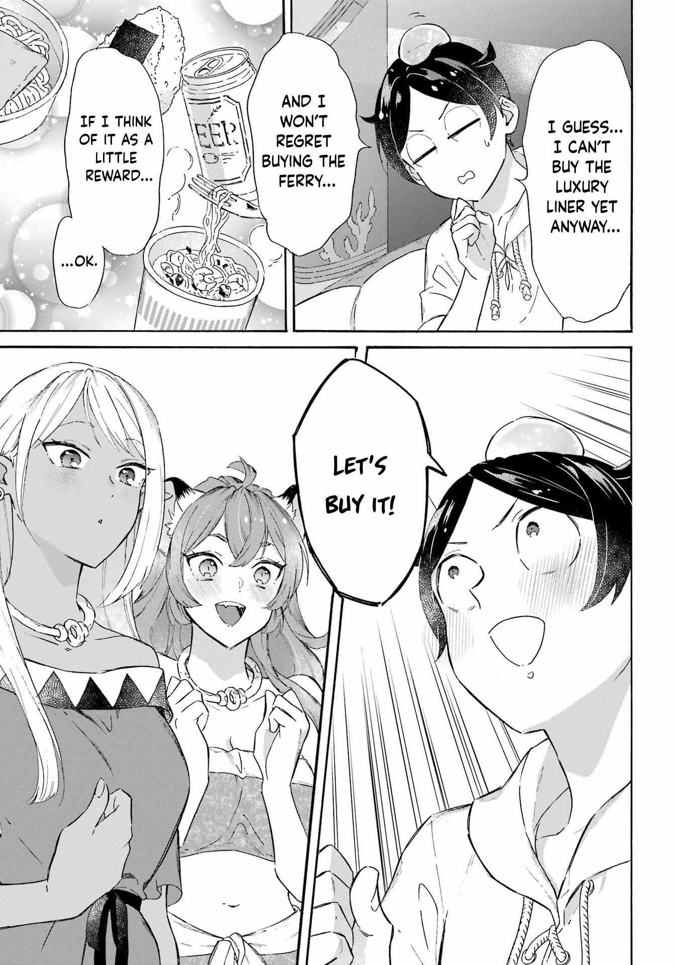 Mezase Gouka Kyakusen!! Chapter 26 page 11 - Chapter 26: Croquettes and Buying a Ferry