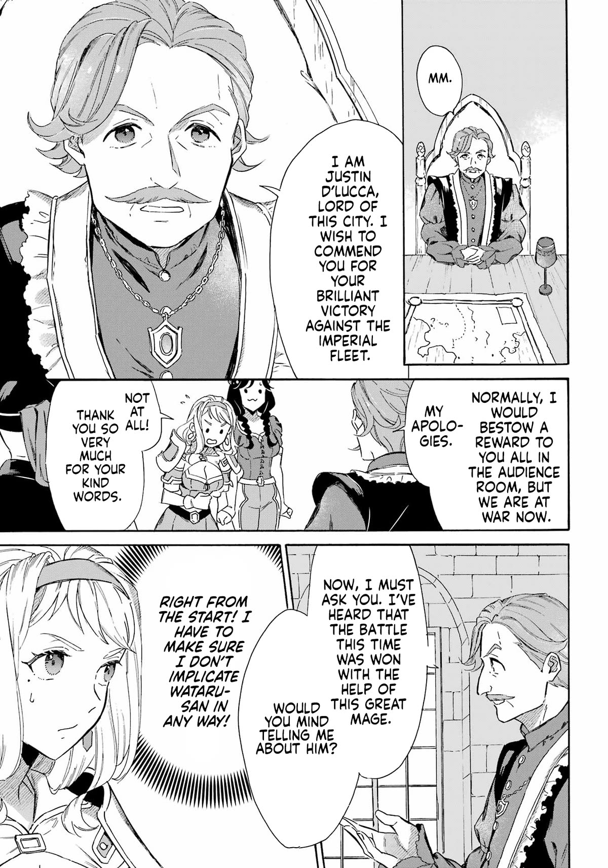 Mezase Gouka Kyakusen!! Chapter 33 page 22 - Chapter 33: Lucca's Situation and The Marquis' Request
