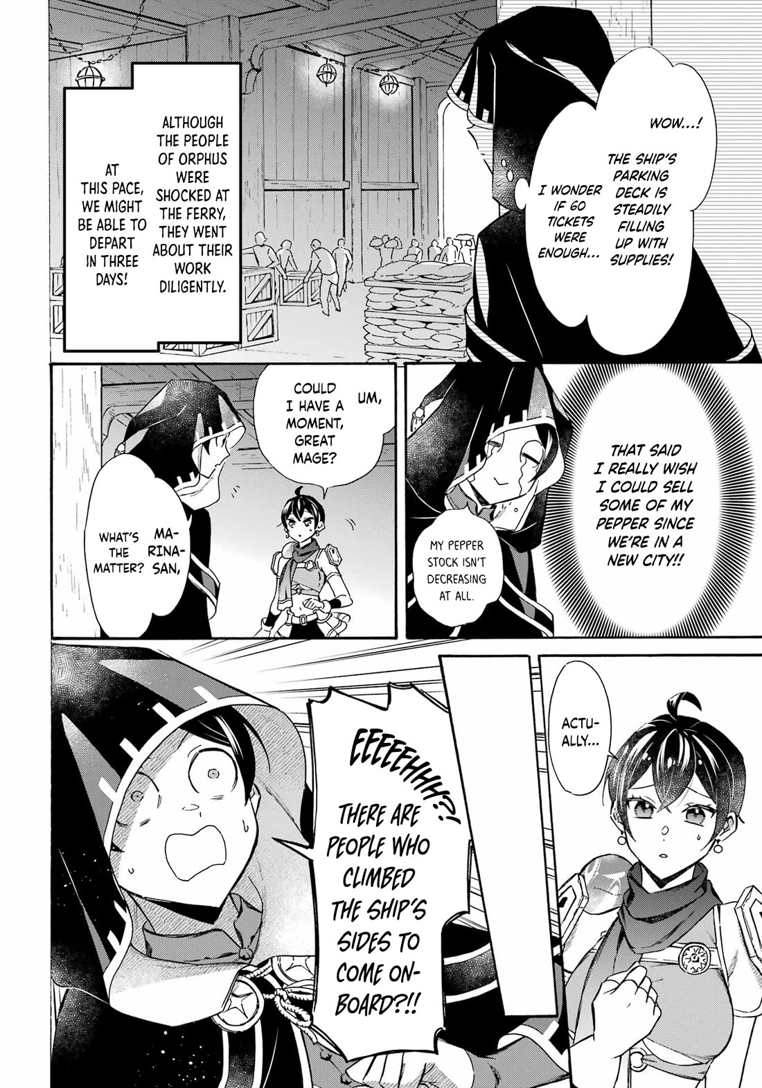 Mezase Gouka Kyakusen!! Chapter 37 page 12 - Chapter 37: Negotiations and Dealing with Stowaways