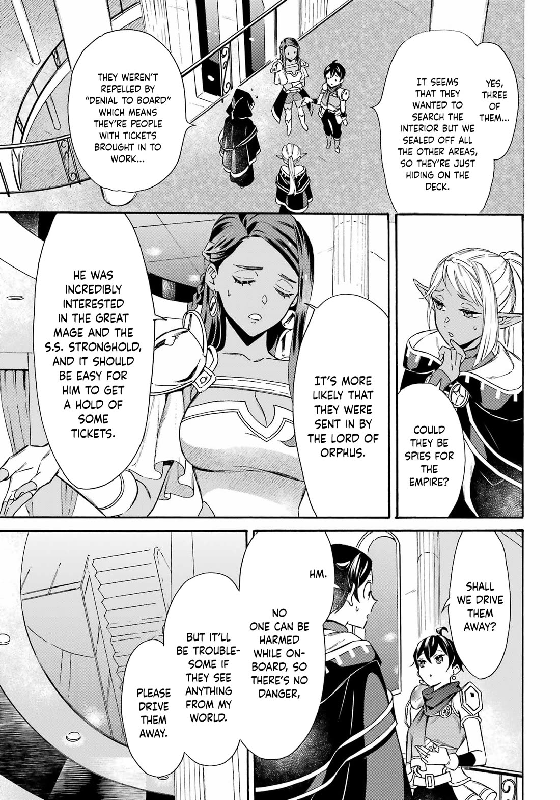 Mezase Gouka Kyakusen!! Chapter 37 page 13 - Chapter 37: Negotiations and Dealing with Stowaways