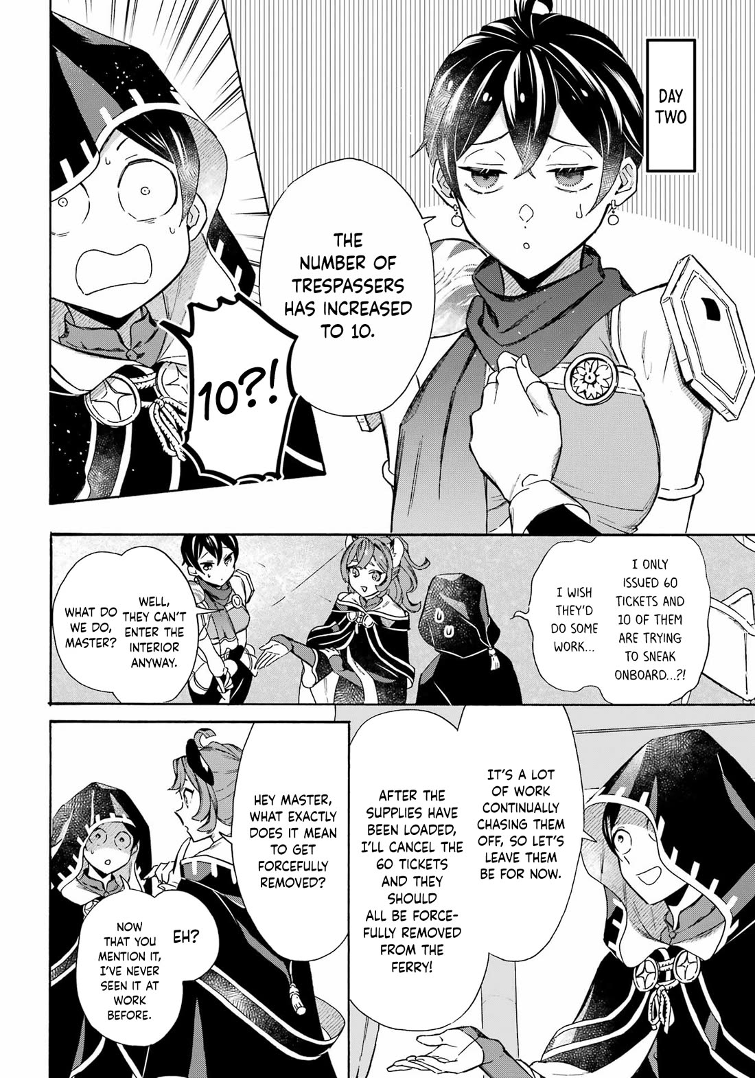 Mezase Gouka Kyakusen!! Chapter 37 page 14 - Chapter 37: Negotiations and Dealing with Stowaways