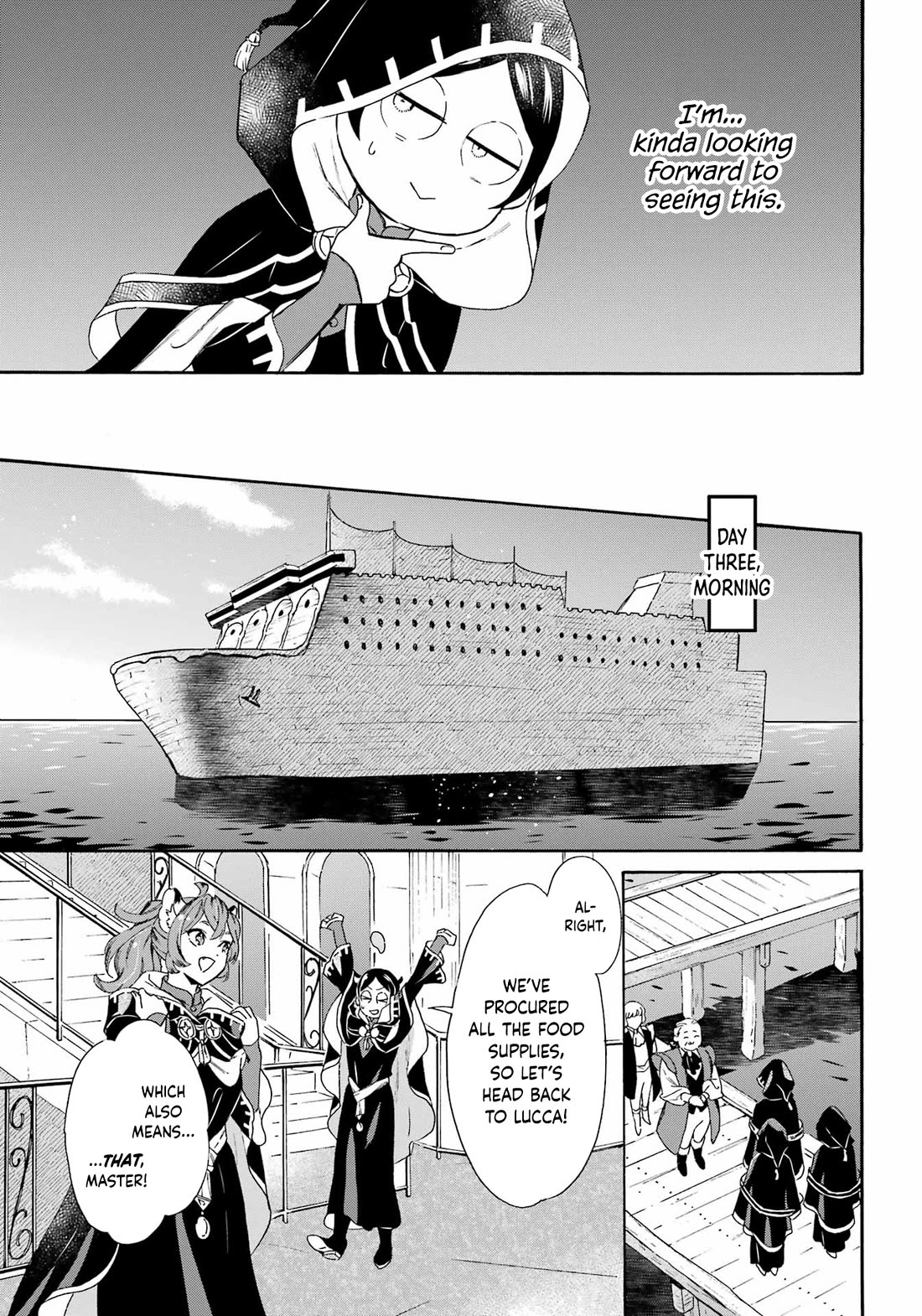 Mezase Gouka Kyakusen!! Chapter 37 page 15 - Chapter 37: Negotiations and Dealing with Stowaways