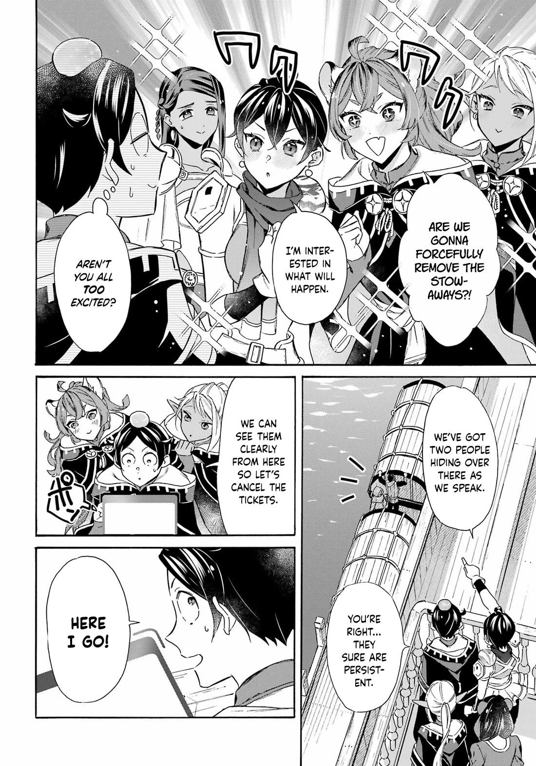 Mezase Gouka Kyakusen!! Chapter 37 page 16 - Chapter 37: Negotiations and Dealing with Stowaways