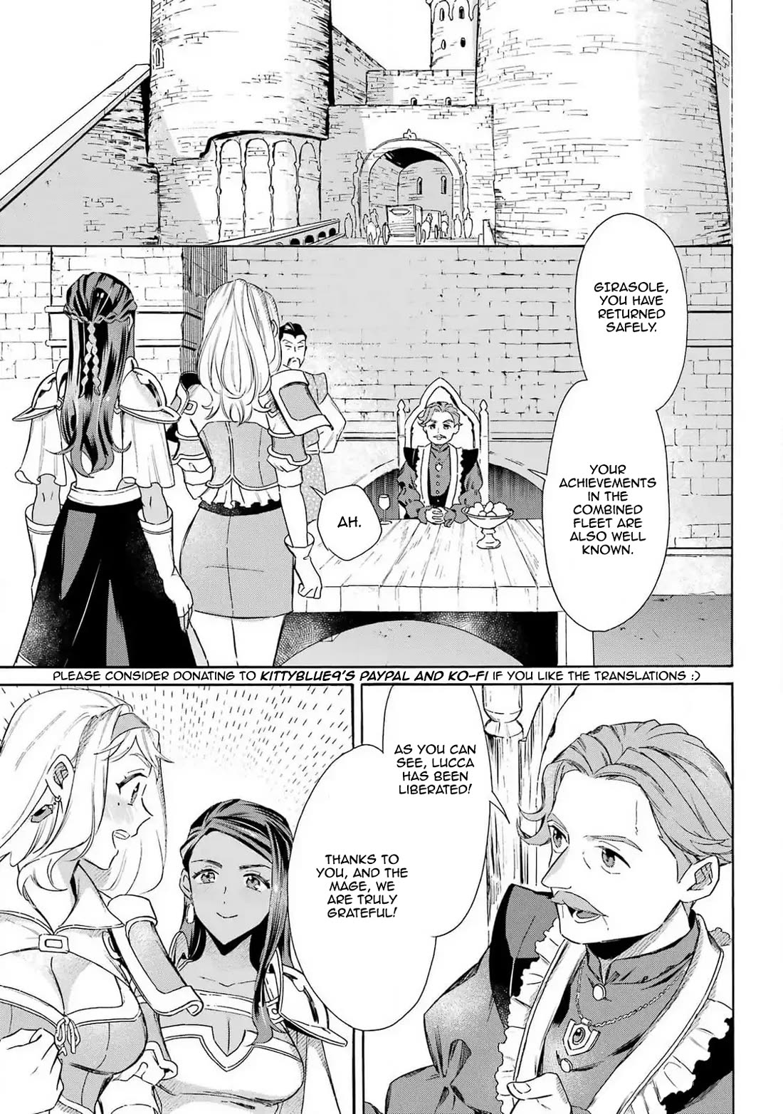 Mezase Gouka Kyakusen!! Chapter 46 page 3 - Chapter 46: Departure from Lucca and an Unexpected Surprise Celebration