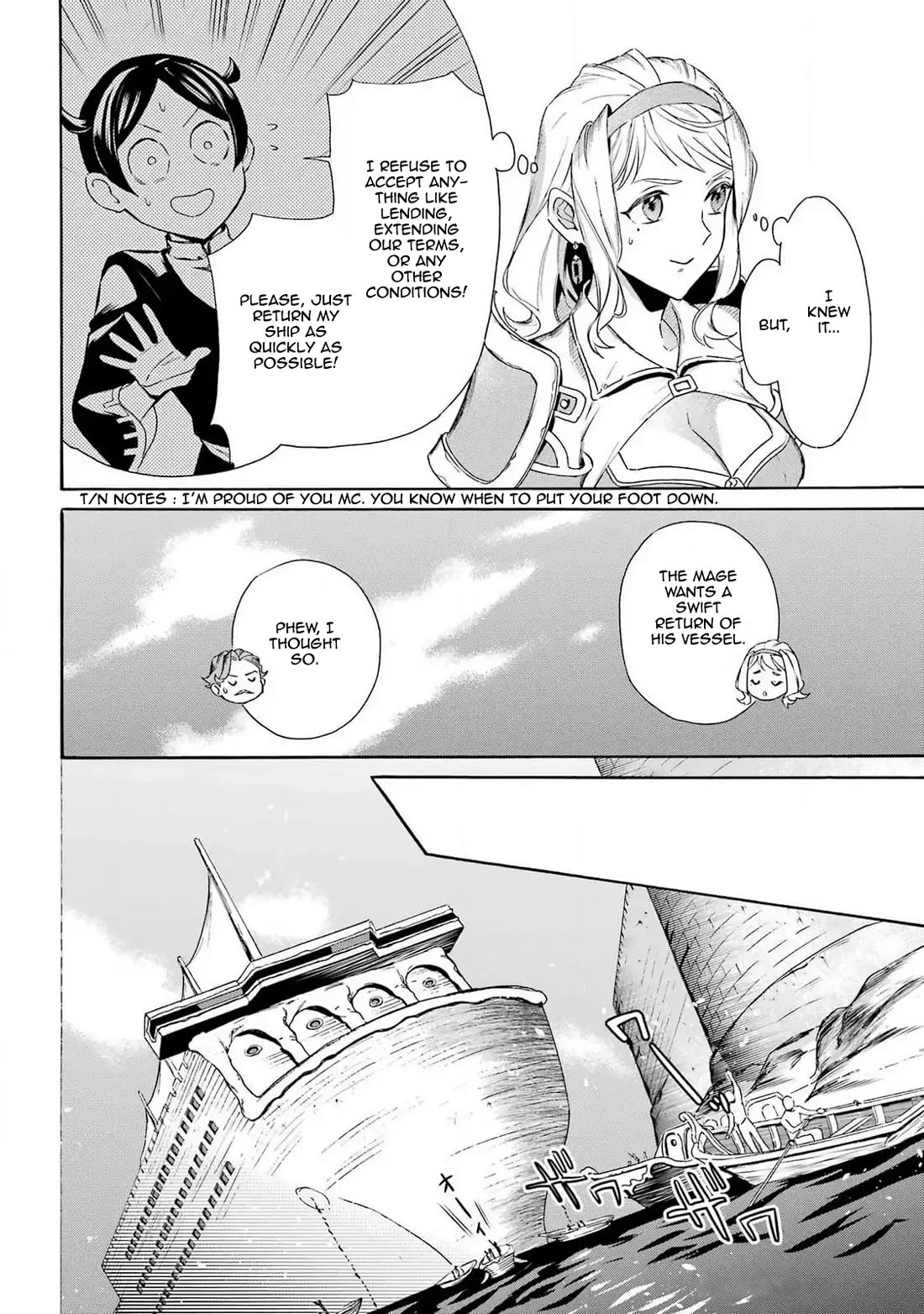 Mezase Gouka Kyakusen!! Chapter 46 page 6 - Chapter 46: Departure from Lucca and an Unexpected Surprise Celebration