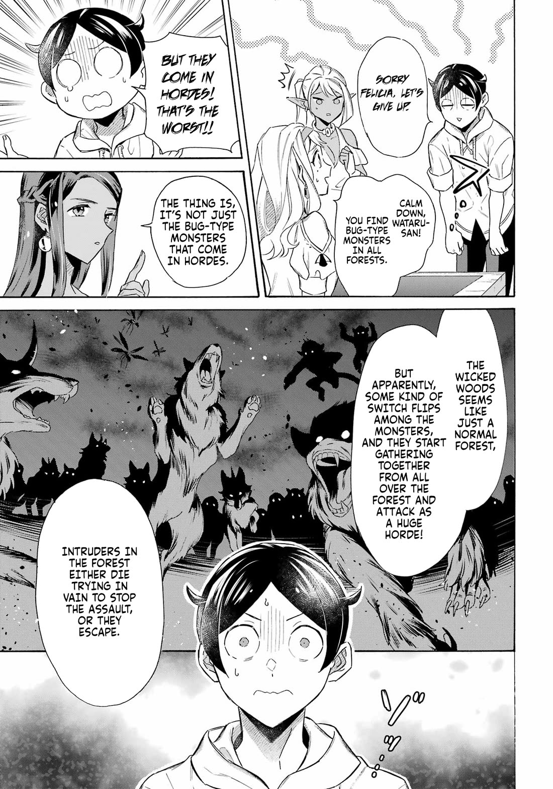 Mezase Gouka Kyakusen!! Chapter 53 page 20 - Chapter 53: Spot Check and Information on the Wicked Woods
