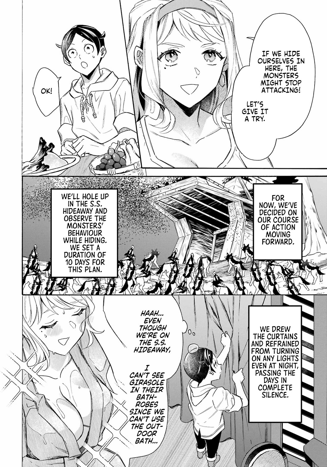 Mezase Gouka Kyakusen!! Chapter 55 page 13 - Chapter 55: Monster Horde and Resuming the Search