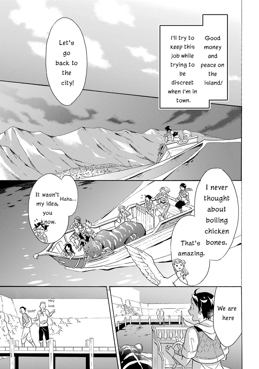 Mezase Gouka Kyakusen!! Chapter 6 page 20 - Chapter 6: Island Life and the Saber-toothed Tiger