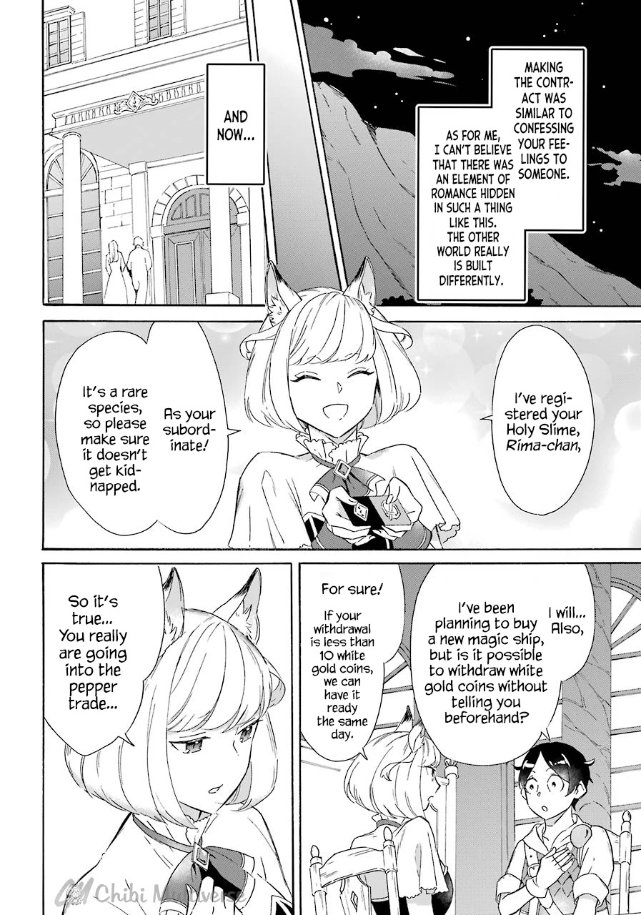 Mezase Gouka Kyakusen!! Chapter 9 page 14 - Chapter 9: Holy Slime, and the Slave Trade