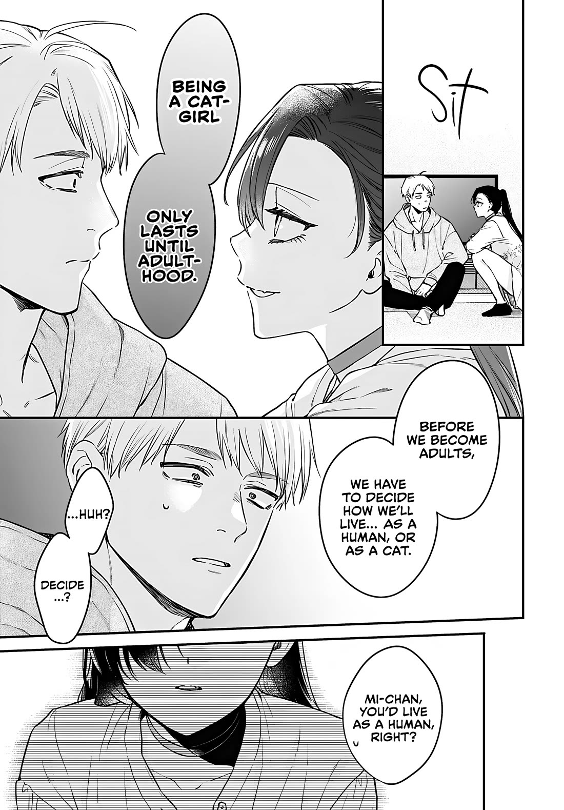 Mi-Chan Wants to be Kept Chapter 14 page 7 - Chapter 14: Cat or Human