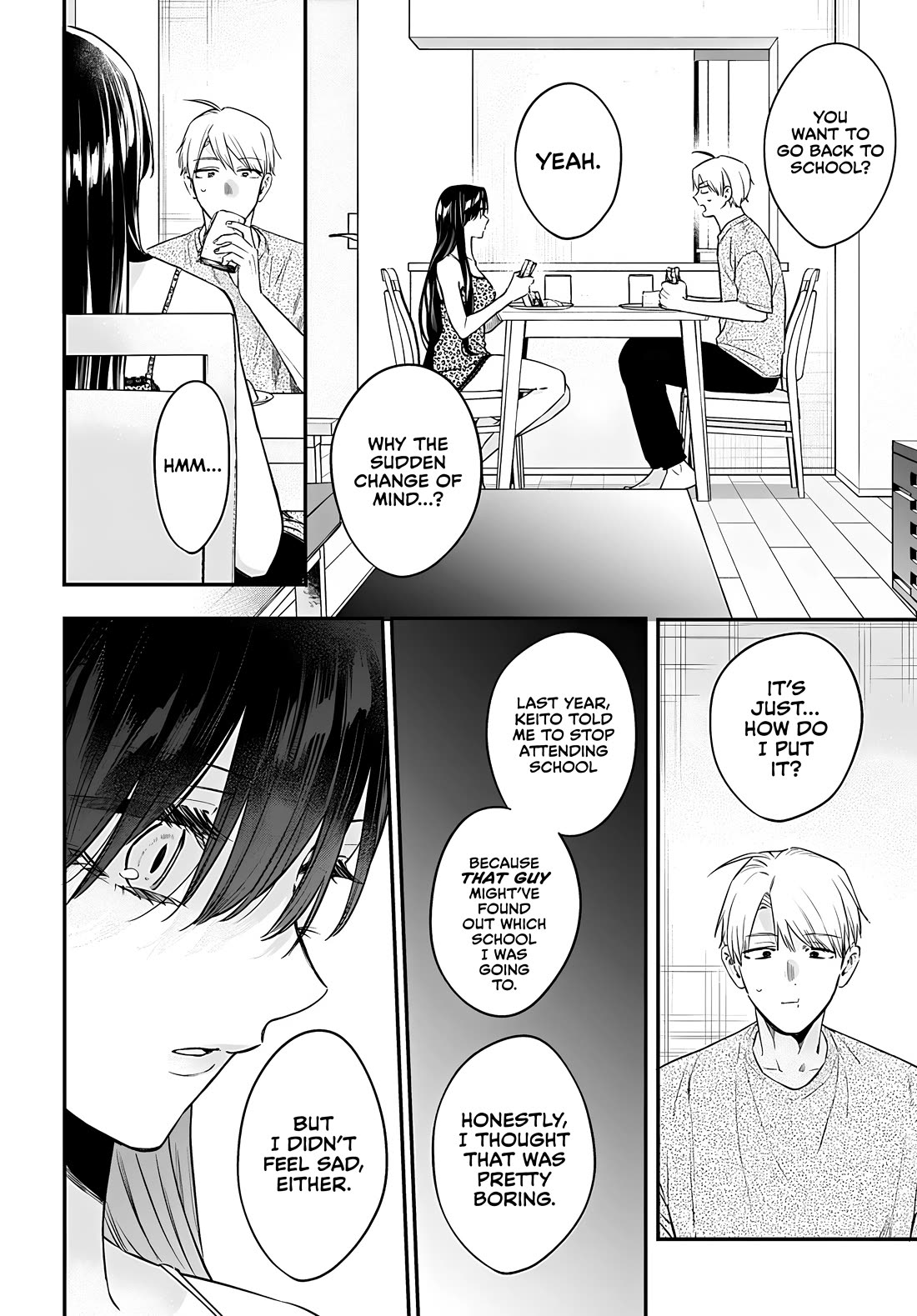 Mi-Chan Wants to be Kept Chapter 22 page 12 - Chapter 22: What’s Wrong With You
