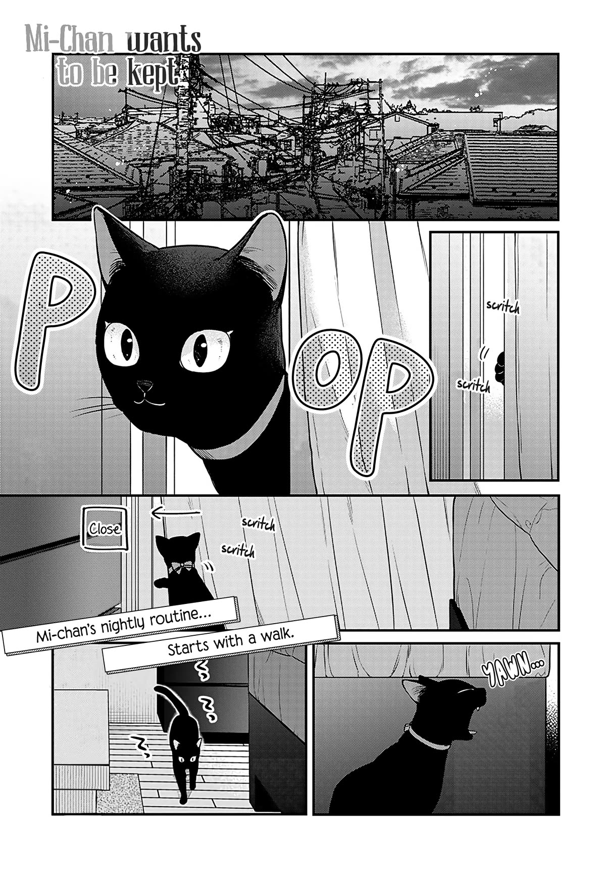 Mi-Chan Wants to be Kept Chapter 4 page 2 - Chapter 4: Cute = Cat > Beautiful girl.