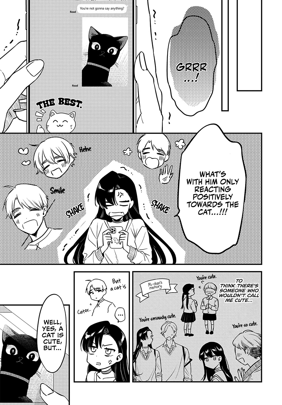 Mi-Chan Wants to be Kept Chapter 4 page 20 - Chapter 4: Cute = Cat > Beautiful girl.
