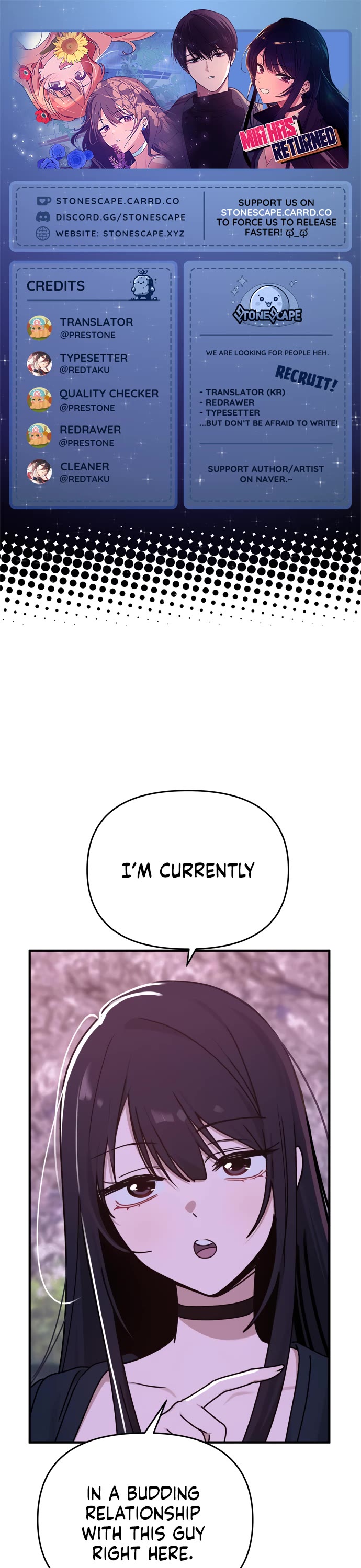 Mia Has Returned Chapter 12 page 1 - Chapter 12