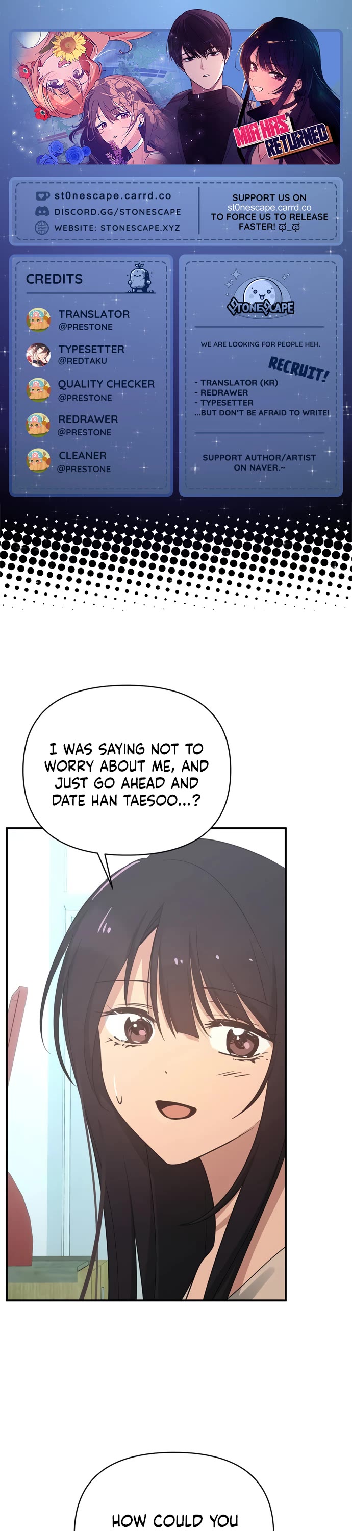 Mia Has Returned Chapter 38 page 1 - Chapter 38