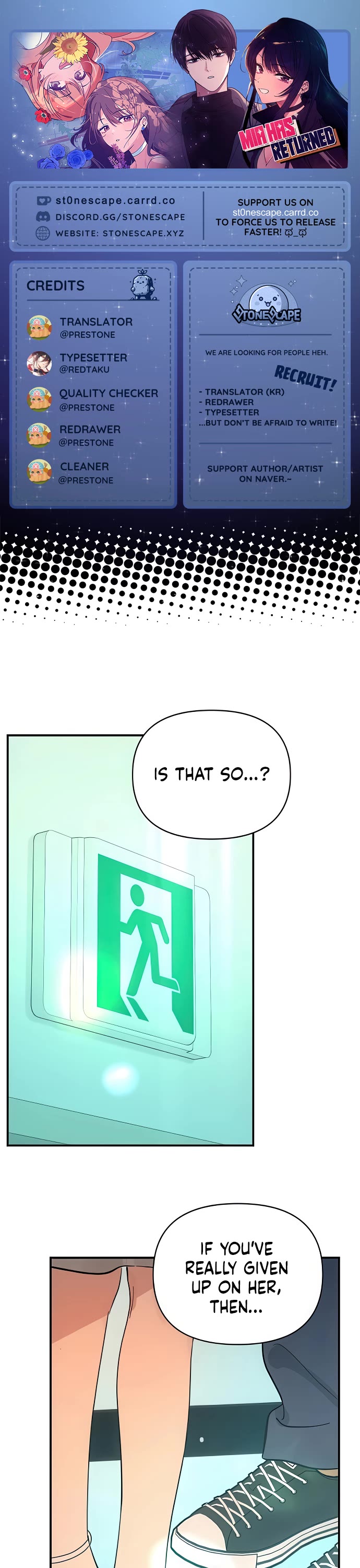 Mia Has Returned Chapter 39 page 1 - Chapter 39