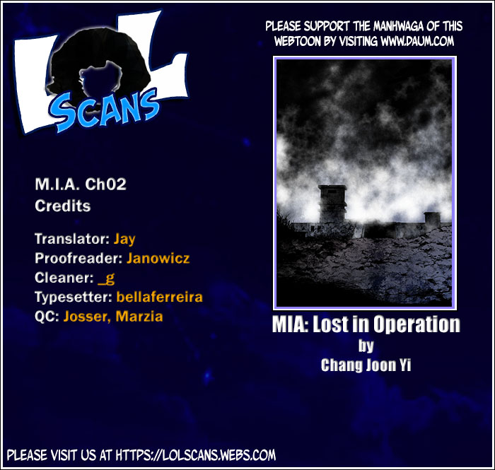 MIA: Lost in Operation Chapter 2 page 1 - Chapter 2